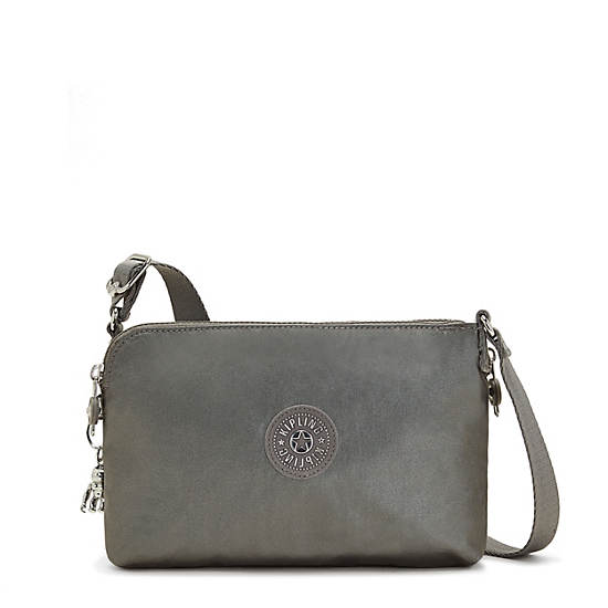 Kipling Boyd Metallic Crossbodytassen Greyl | BE 1094CT